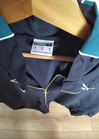 Puma Puma Siyah Fermuarlı Erkek Spor Ceket