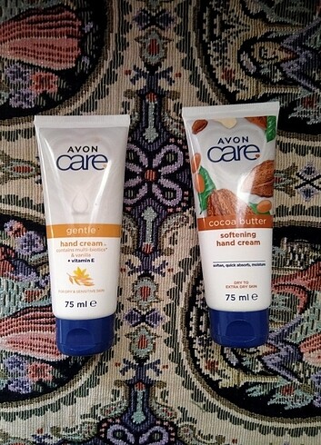 AVON MULTİ BİYOTİK & VANİLYA ve KAKAO YAĞI İKİ ADET EL KREMİ