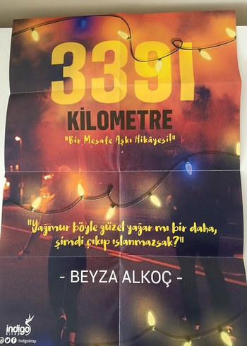 POSTER VE AYRAÇLI 3391 Kilometre - Beyza Alkoç - Görsel 2