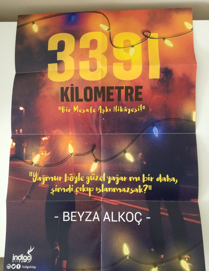 POSTER VE AYRAÇLI 3391 Kilometre - Beyza Alkoç - Görsel 2