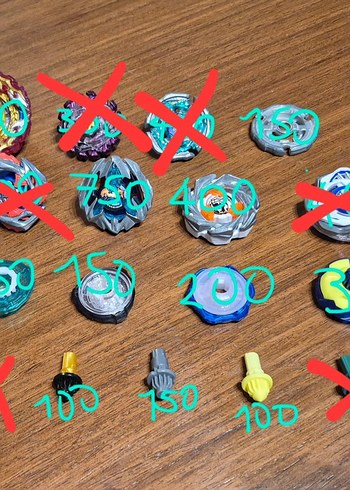 Beyblade X / Beyblade Burst / Beyblade Metal Parçaları