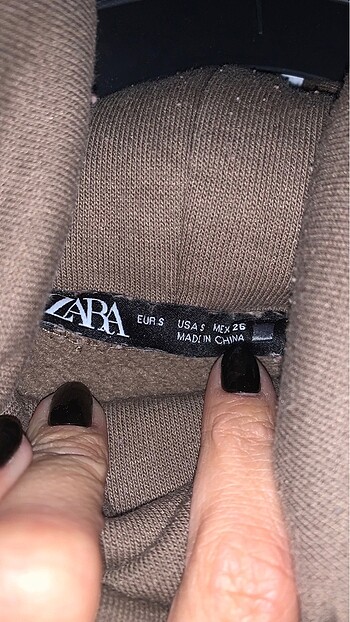 Zara Zara bogazli sweatshirt