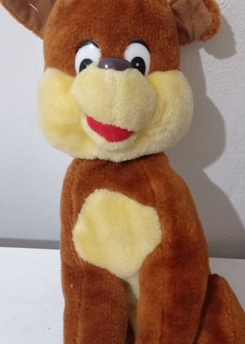 Beden Renk Renkli Kahverengi Peluş Oyuncak Köpek