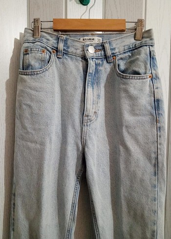 Pull and Bear mavi Renk Kadın mom jean