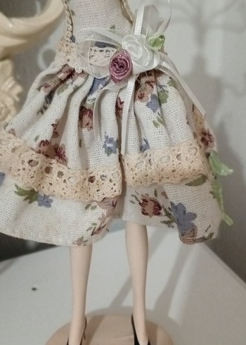 Bej Pastel Mini Takı Standı Biblo - Görsel 2