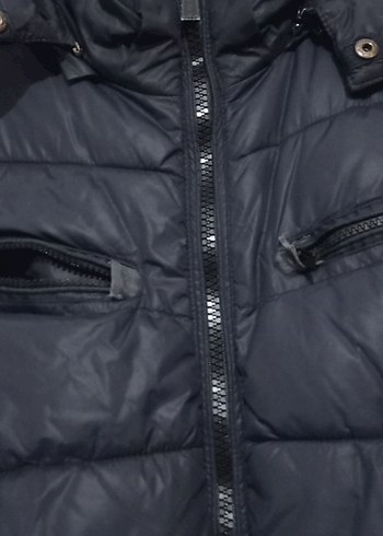 Kapşonu Fermuarlı Erkek Günlük Mont LOFT - Görsel 4