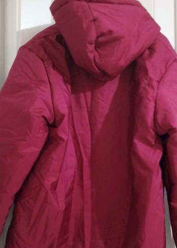 Kız Çocuk Bordo Fermuarlı Mont - Görsel 5