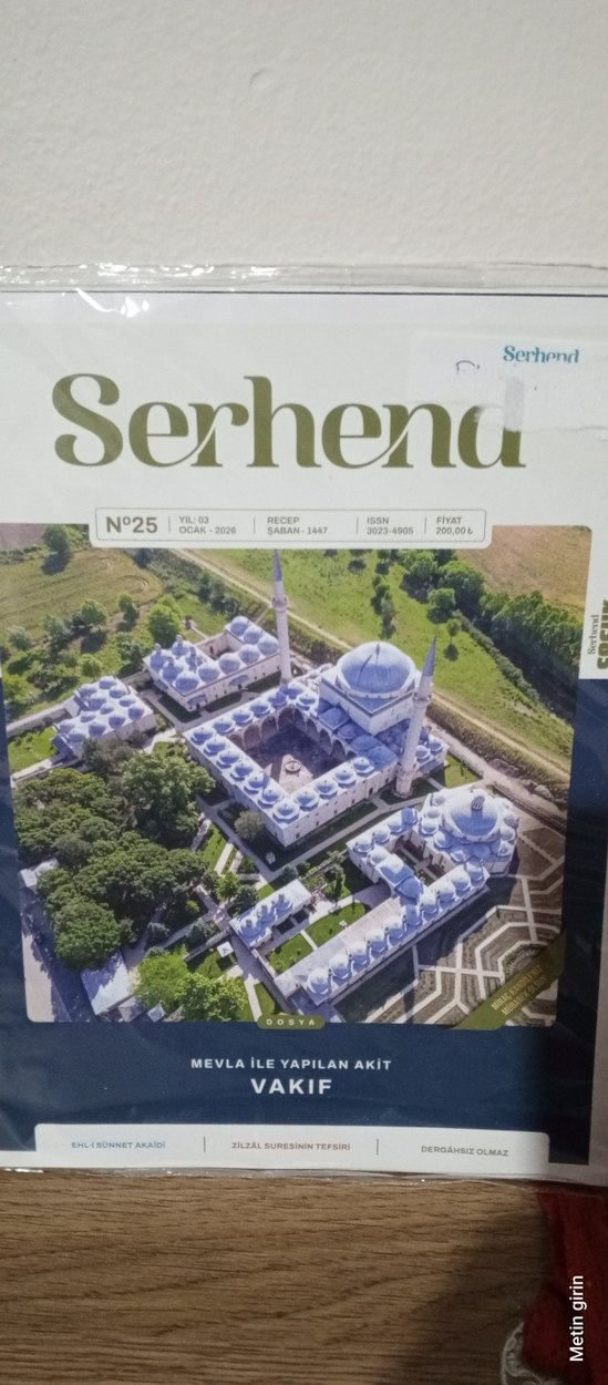 Ocak 2026 Sayısı No: 25 Serhend Dergi - Görsel 4