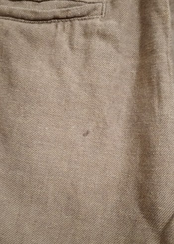 M beden Keten Rahat Kesim Pantolon - Görsel 8