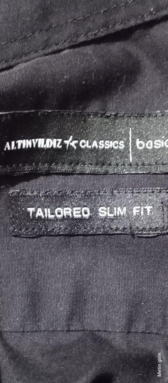 Erkek Siyah Uzun Kollu Gömlek - Görsel 5