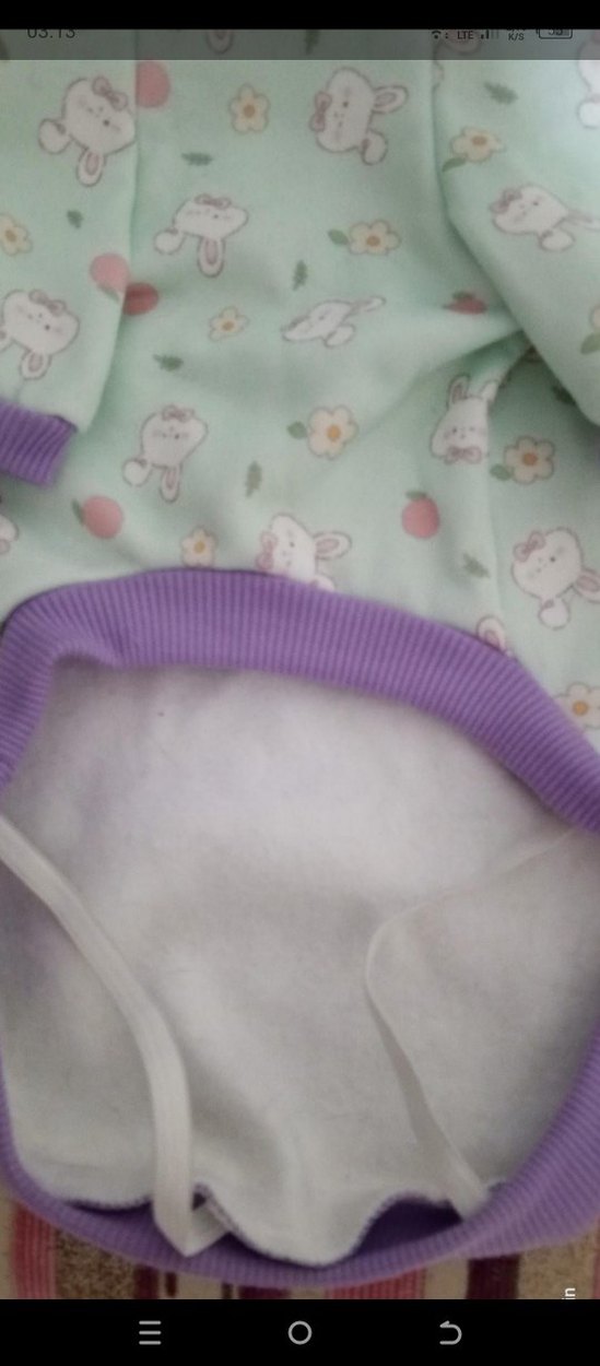 Pastel Renkli  Kapüşonlu Köpek Kıyafeti - Görsel 2