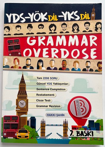 YDS-YÖKDİL-YKS Dil Grammar Overdose Kitabı