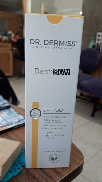 Dr.Dermis Güneş kremi 50 SPF Medical bir ürün