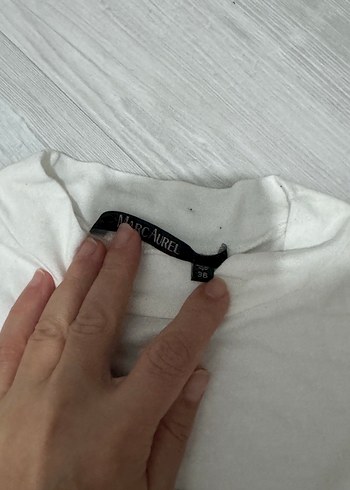 s Beden beyaz Renk Beyaz Baskılı Kolsuz Pamuklu Tişört