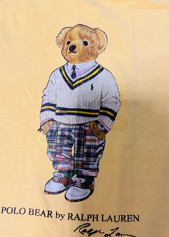 9 Yaş Beden Sarı Erkek Çocuk Polo ralph Tişört