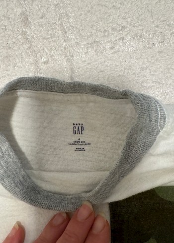 Beyaz GAP Çocuk tişört - Görsel 4