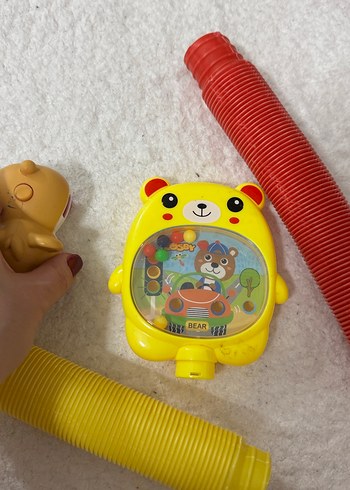 Renkli Sarı Ayı Temalı Oyuncak Seti - Görsel 5