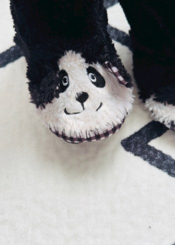 Kürklü Kaydırmaz Ev Terliği - Görsel 4