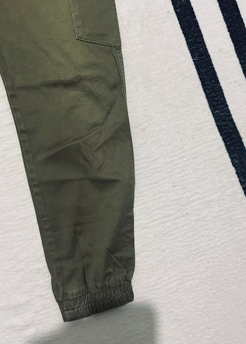 Düğmeli Rahat Kesim Erkek Keten Pantolon - Görsel 6