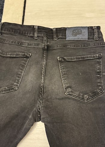 Siyah Regular Fit Erkek Denim Pantolon - Görsel 4