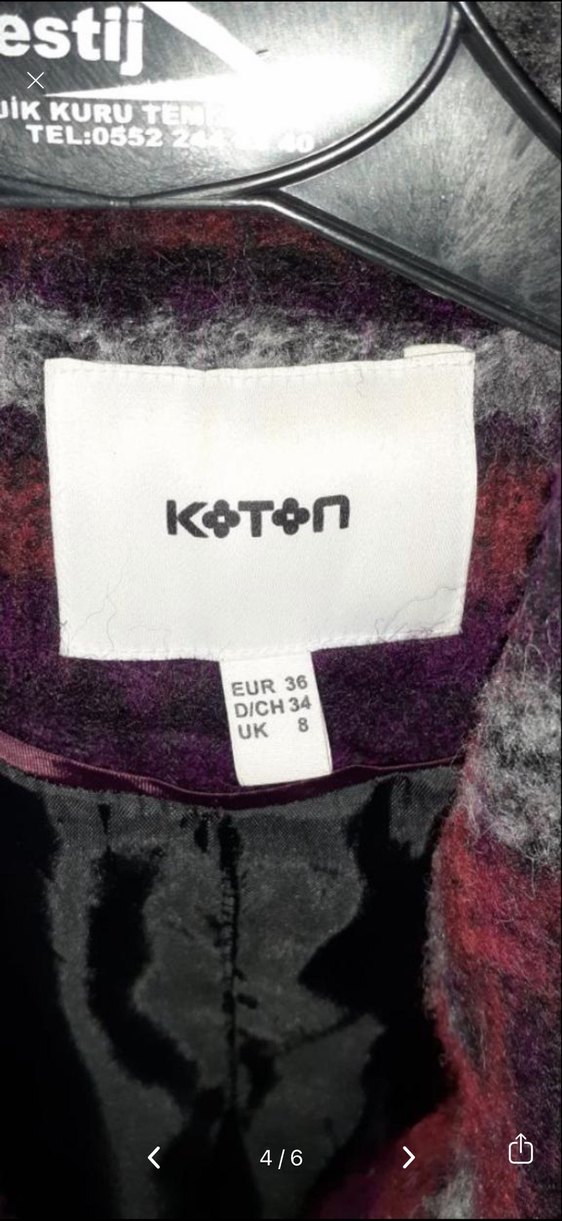 Ekose Desenli Uzun Kaban - Görsel 2