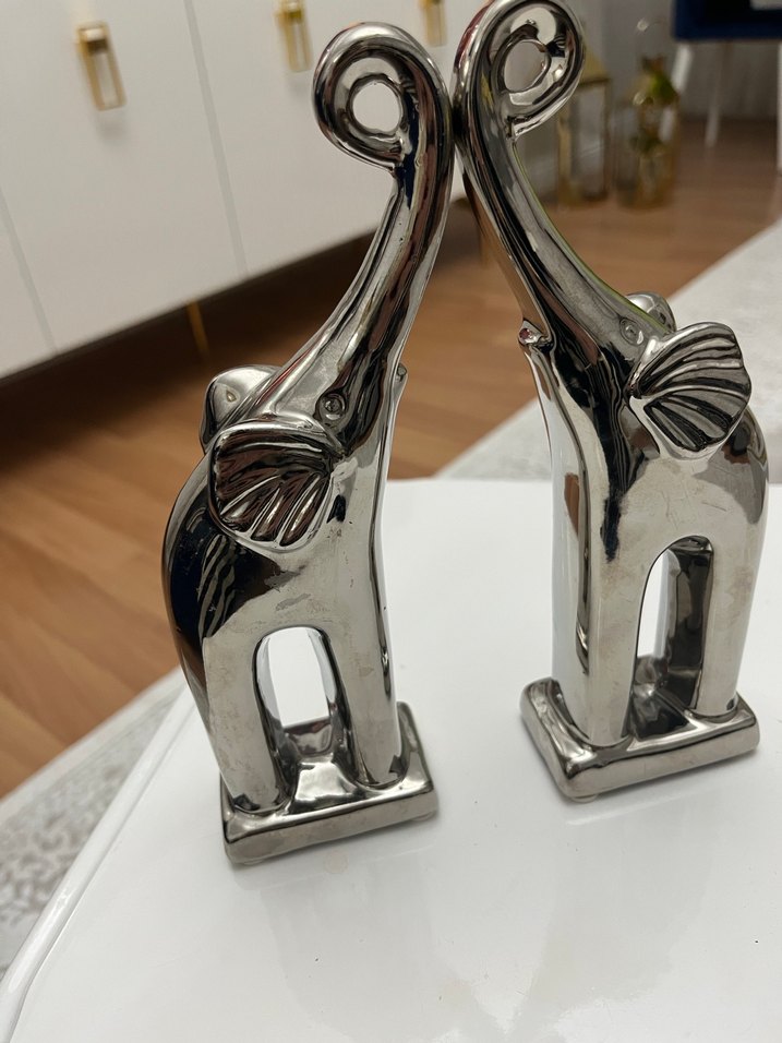 Gri Fil Figürleri, Parlak Yüzeyli - Görsel 2