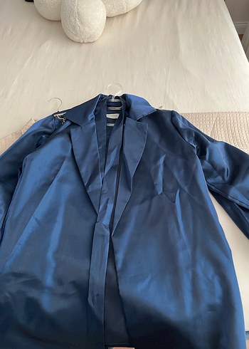 Zincir Detaylı Mavi gömlek - Görsel 3