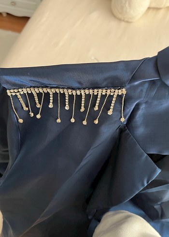 Zincir Detaylı Mavi gömlek - Görsel 2