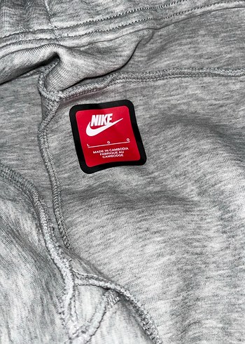 Nike Tech fleece 2025 gri orjinal - Görsel 3