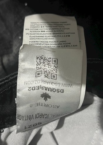 Dsquared2 siyah jean - Görsel 3