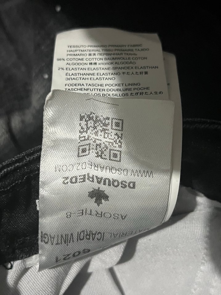 Dsquared2 siyah jean - Görsel 3