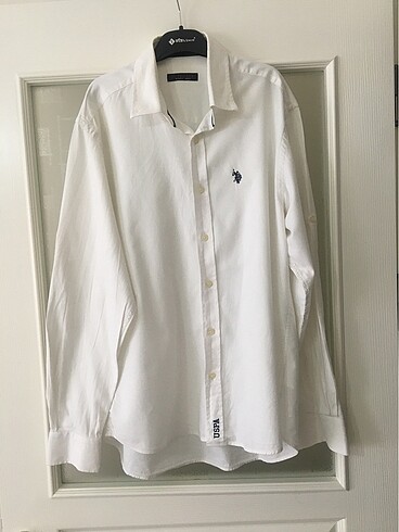 Us polo erkek beyaz gömlek