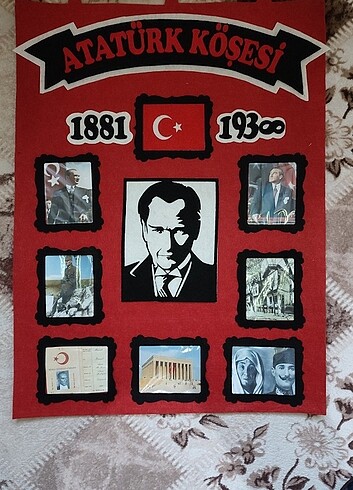 Keçe Atatürk panosu 