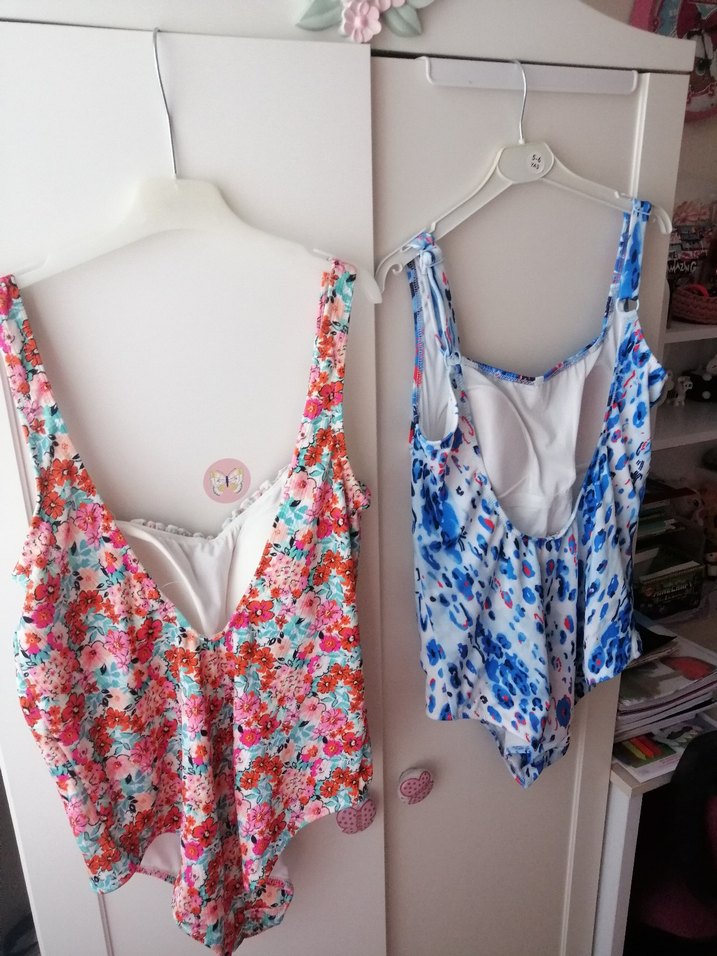 Çiçek Desenli 2 adet suwen Kadın Mayo - Görsel 4