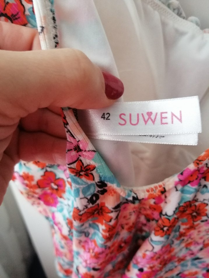 Çiçek Desenli 2 adet suwen Kadın Mayo - Görsel 5