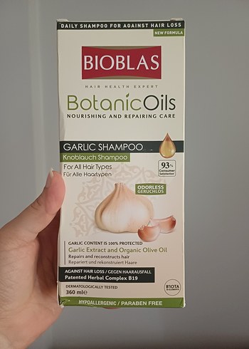 Bioblas fiyto siyah Sarımsak Özlü Şampuan - Görsel 3