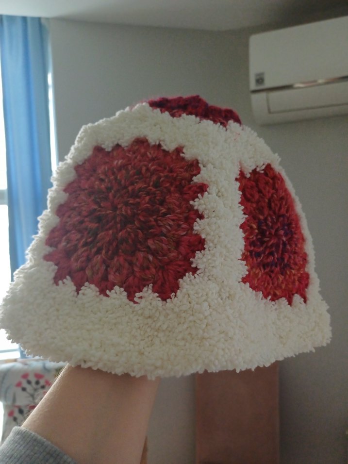 Kadın Beyaz Örgü desenli Bohem Bere - Görsel 4