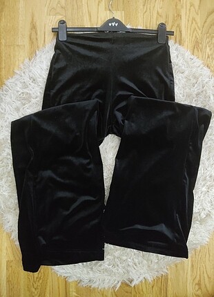 ince yumuşak kumaş siyah kadife pantolon