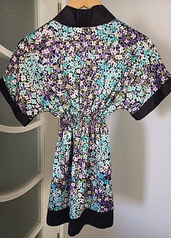 m Beden Kimono model saten bluz 38 M beden