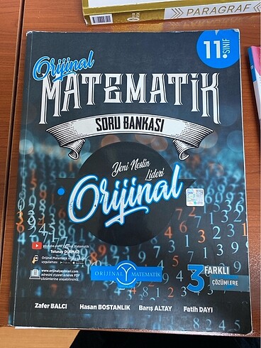 Orijinal 11. Sınıf Matematik Soru Bankası