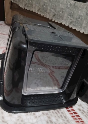 Kilitli Kapaklı Siyah Kedi Tuvalet Kabı - Görsel 4