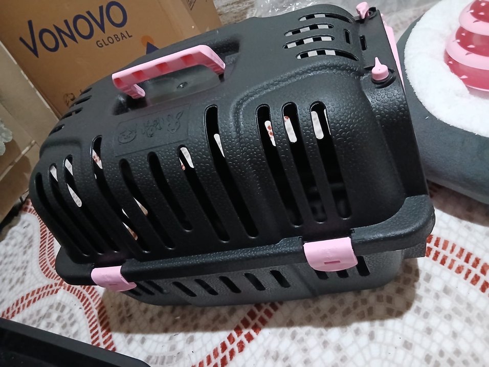 Kilitli Kapaklı Siyah Kedi Tuvalet Kabı - Görsel 5