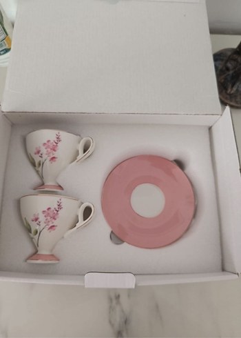 Pastel pembe kahve fincanı - Görsel 3