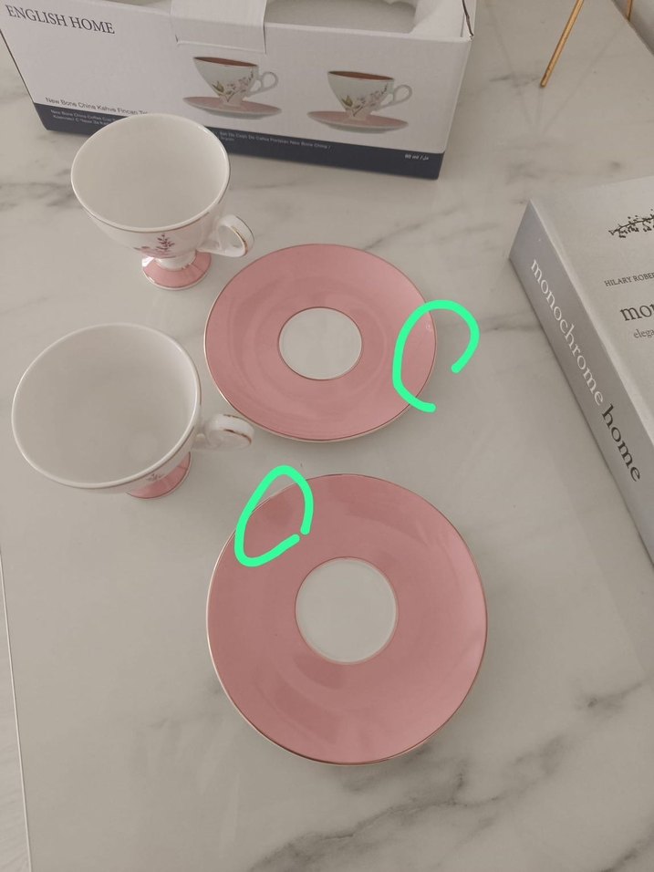 Pastel pembe kahve fincanı - Görsel 4