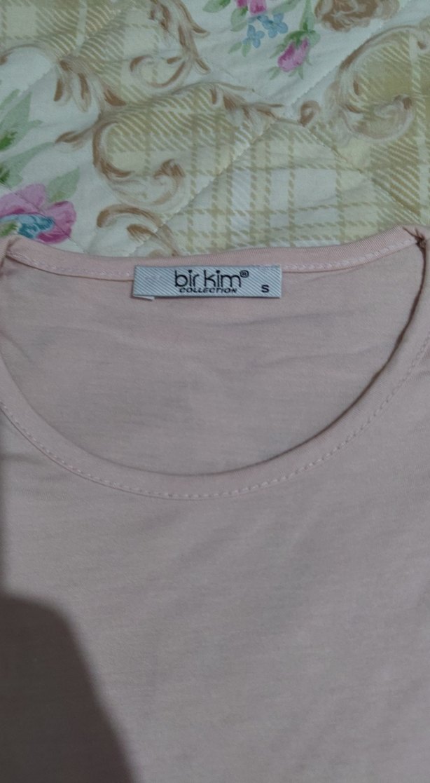 Kadın Pembe Pamuklu Nirvana Tişört - Görsel 2