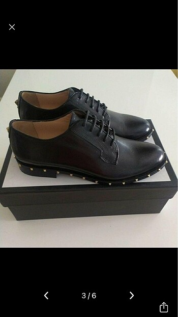 37 Beden Valentino Oxford ayakkabı