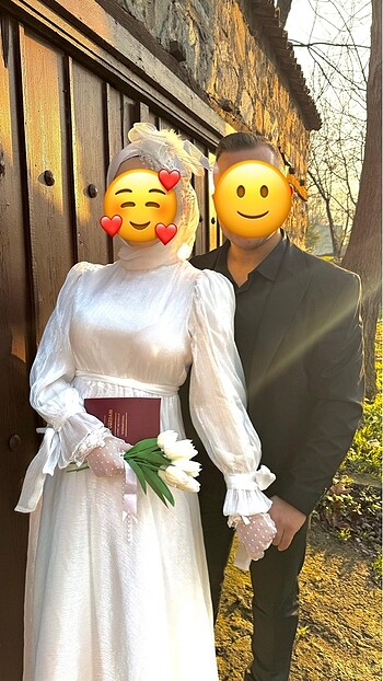 Diğer Tesettür nikah elbisesi