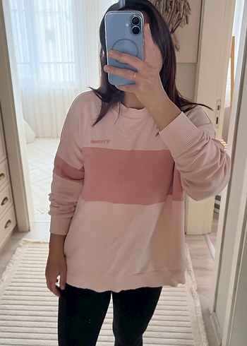 Pembe Rahat Sweatshirt - Görsel 3
