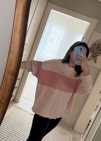 Pembe Rahat Sweatshirt - Görsel 2