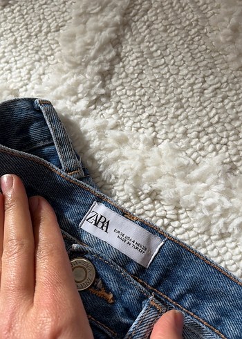 Günlük Rahat Mavi Kadın Denim Pantolon - Görsel 2